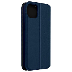 Avizar Étui iPhone 13 Pro Clapet Portefeuille Fonction Support Vidéo Bleu nuit