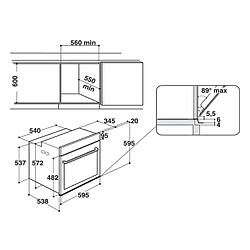 Avis Four intégrable combi vapeur 73l 60cm a+ pyrolyse inox - w6os44ps1p - WHIRLPOOL