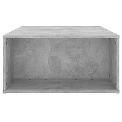 Acheter Maison Chic Table basse,Table Console Table d'appoint, Table pour salon Gris béton 90x67x33 cm Aggloméré -MN81551