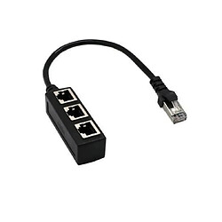 Acheter RJ45 1 à 3 Ethernet LAN réseau Câble répartiteur 3 voies Extender adaptateur connecteur 1607