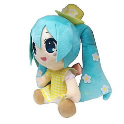 Universal 20cm anime peluche hatsune en peluche jouet japon anime pelushie miku kaito oreiller doux pour enfants (vert)