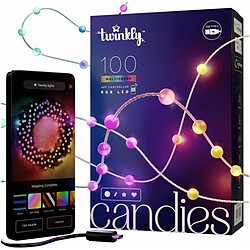 Guirlande lumineuse LED Twinkly TWKP100RGB-G Noël 10 W Multicouleur