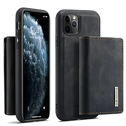 Dg.Ming Coque en TPU + PU détachable, hybride avec béquille noir pour votre Apple iPhone 11 Pro 5.8 pouces