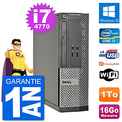 PC Dell Optiplex 3020 SFF i7-4770 RAM 16Go Disque Dur 1To Windows 10 Wifi - Occasion