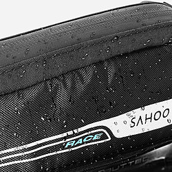 Avis Sacoche Cadre Vélo Étanche Capacité 0.4L Logo Réfléchissant Sahoo Noir