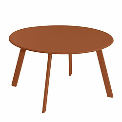 BigBuy Home Table Marzia Terre cuite Acier 70 x 70 x 40 cm