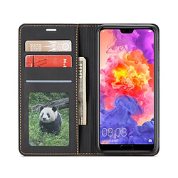 Acheter Wewoo Housse Coque Pour Huawei P20 Forwenw Dream Series Oil Edge Fort Magnetism Étui en cuir à rabat horizontal avec support et fentes cartes et portefeuille et cadre photo noir