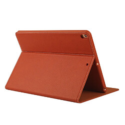 Wewoo Coque Pour iPad Pro 10,5 pouces GEBEI PU + TPU Etui de protection à rabat avec support et fentes cartes Marron