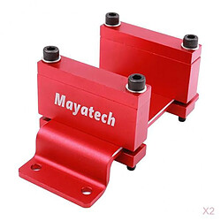 Le Support de Travail de Banc de Moteur Aérodynamique de 2pc CNC RC Convient Au Moteur à Mayatech