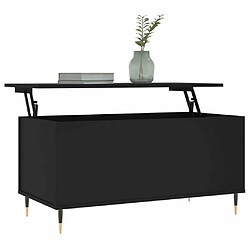 Avis Maison Chic Tabls basse,Table Console pour salon Noir 90x44,5x45 cm Bois d'ingénierie -MN26246