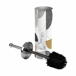 Paris Prix Brosse WC Imprimée Geomarbre 37cm Multicolore