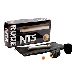 Rode NT5 Single Micro condensateur - Directivité cardioïde - Capsule Ø 1/2" - Réponse précise