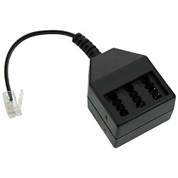 InLine Adaptateur câble TAE RJ11 (6P4C) prise sur TAE NFN prise femelle