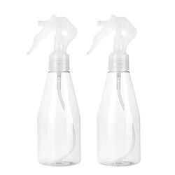 2x 200ml Flacon Vide en Plastique Vaporisateur de Cheveux Pulvérisateur Vide de de Jardin Plante de Salle de Bain et Salon de Coiffure