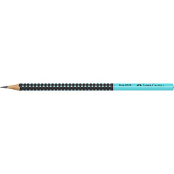 FABER-CASTELL Crayon graphite GRIP 2001 TWO TONE, turquoise ()