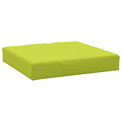 vidaXL Coussin de palette vert vif 60x60x8 cm tissu oxford