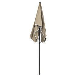 Avis Maison Chic Parasol Jardin | Parasol de jardin avec mat 200x130 cm Taupe - GKD86145