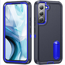 Coque en TPU avec béquille Bleu foncé/saphir pour votre Samsung Galaxy S22 5G