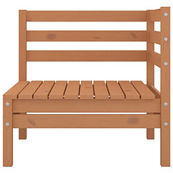 Acheter Maison Chic Salon de jardin 6 pcs - Table et chaises d'extérieur - Mobilier/Meubles de jardin Moderne Marron miel Bois de pin massif -MN48934