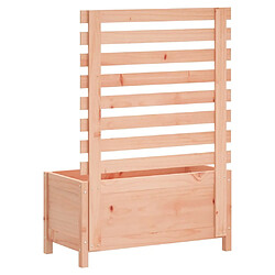 Avis vidaXL Jardinière avec support 79x39,5x114 cm bois massif douglas