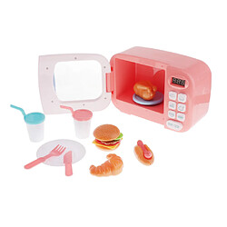 Avis four micro-ondes électrique rôle préscolaire enfant cuisine batterie de cuisine setset rose