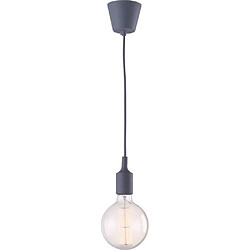 ICONIK INTERIOR Lampe ampoule Edison silicone Gris 