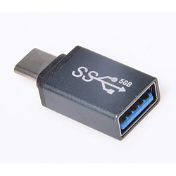 PremiumCord OTG Adaptateur USB 3.1 mâle C/mâle vers USB 3.0 A/Femelle Gris métal