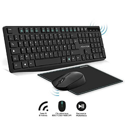 Avis Advance PACK CLAVIER MULTIMEDIA 3 EN 1 CLAVIER SANS FIL + SOURIS SANS FIL + TAPIS