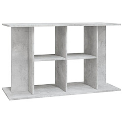 vidaXL Support pour aquarium gris béton 100x40x60 cm bois d'ingénierie