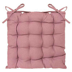 Coussin de Chaise Loria 38x38cm Rose