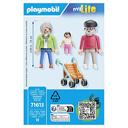 Playmobil® PLAYMOBIL Grands-parents et Bébé 71613