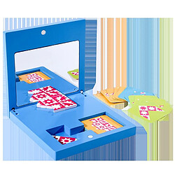 Universal Jouet éducatif en bois miroir puzzle enfant enfant jouet sensoriel éducatif maternelle apprentissage enseignement | puzzles