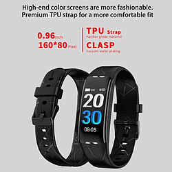 Acheter Wewoo Bracelet connecté Z21 Plus Écran couleur LCD TFT de 0,96 pouce Smartwatch IP68 ÉtancheRappel d'appel de soutien / Surveillance de la fréquence cardiaque / du sommeil / Mode Sport multiple Noir