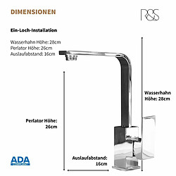 Avis Rosentahl Rosenhahn & Sons Robinet de cuisine en chrome (82H08-***-A)