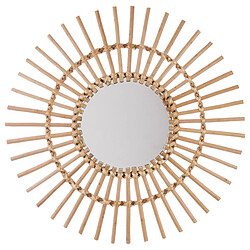 Acheter Atmosphera, Createur D'Interieur Miroir mural rotin scandi Universalis - Diam. 58 cm