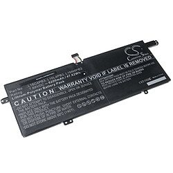 vhbw batterie compatible avec Lenovo IdeaPad 720s-13IKB (81A80094GE), 720s-13IKB (81BV002NCD) laptop (6200mAh, 7.68V, Li-Polymère, noir)