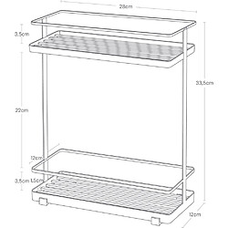 Avis Yamazaki Desserte en métal 2 niveaux Rack.