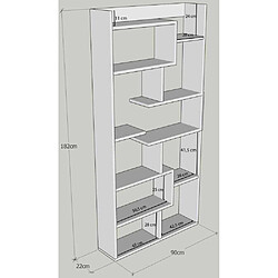 Avis Hanah Home Etagère en aggloméré Kuttap pin.