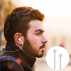 Avis Avizar Kit Accessoires AirPods 5en1 Housse Étui Cordon Embout Support Apple Watch Blanc