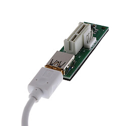 Avis Mini PCI-E PCI Express Carte d'Extension 1X Riser Carte Puissance USB 30cm Extender Cable