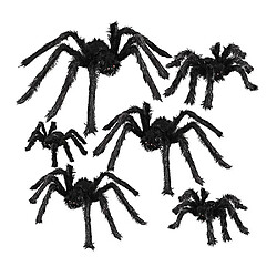 Universal Décoration araignée halloween araignée poilu réaliste déco flippante (50 cm)