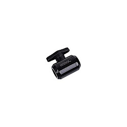 Alphacool Robinet double pour G1/4 Eiszapfen 2-way ball valve G1/4 (Noir)