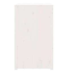 Acheter vidaXL Armoire de cuisine d'extérieur blanc bois de pin massif