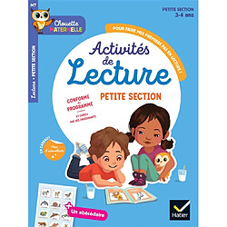 Activités de lecture pour faire mes premiers pas en lecture ! : petite section, 3-4 ans : conforme au programme