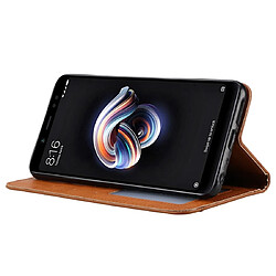 Wewoo Housse Coque Étui en cuir flip horizontal de texture de peau de pétrissage pour HUAWEI Nova3i / P Smart +avec cadre photo et support et fentes cartes et portefeuille rouge vin pas cher