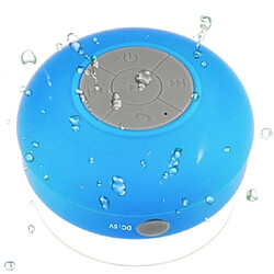 Wewoo Enceinte Bluetooth étanche bleu pour iPhone, Galaxy, Sony, Lenovo, HTC, Huawei, Google, LG, Xiaomi, autres Smartphones et tous les périphériques IPX4 V2.1 haut-parleur imperméable à l'eau, fonction mains libres,