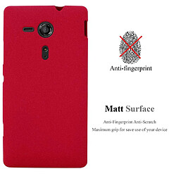 Acheter Cadorabo Coque Sony Xperia SP Etui en Rouge