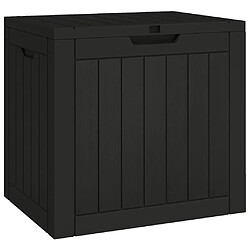 Helloshop26 Boîte de stockage de jardin noir 55,5 x 43 x 53 cm polypropylène 02_0013140