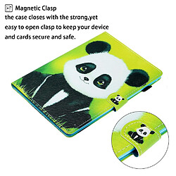 Acheter Etui en PU impression de modèle flip avec porte-cartes Panda pour Apple iPad 10.2 (2019)/iPad Pro 10.5 pouces (2017)