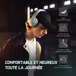 Acheter HECATE by Edifier G2BT Casque de jeu sans fil Bluetooth 5.2 avec pilote de 40 mm, casque léger à suppression de bruit avec cache - Gris